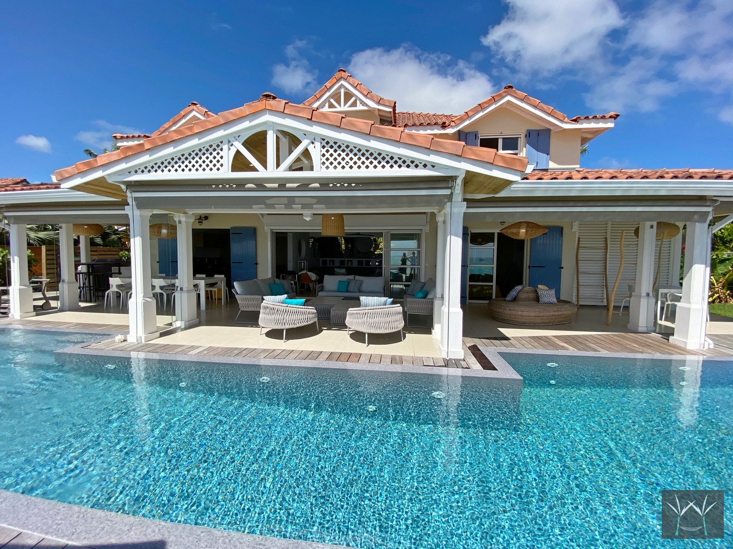 villa la plage guadeloupe maison de standing vue mer louer villa avec piscine