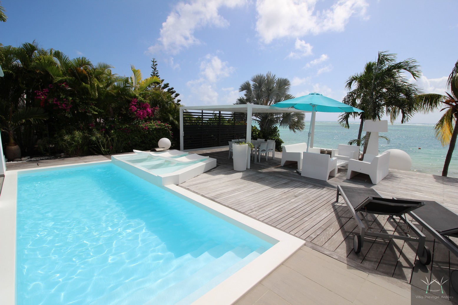 rêve d'ô villa louer maison luxe vacances en famille guadeloupe accès mer avec piscine