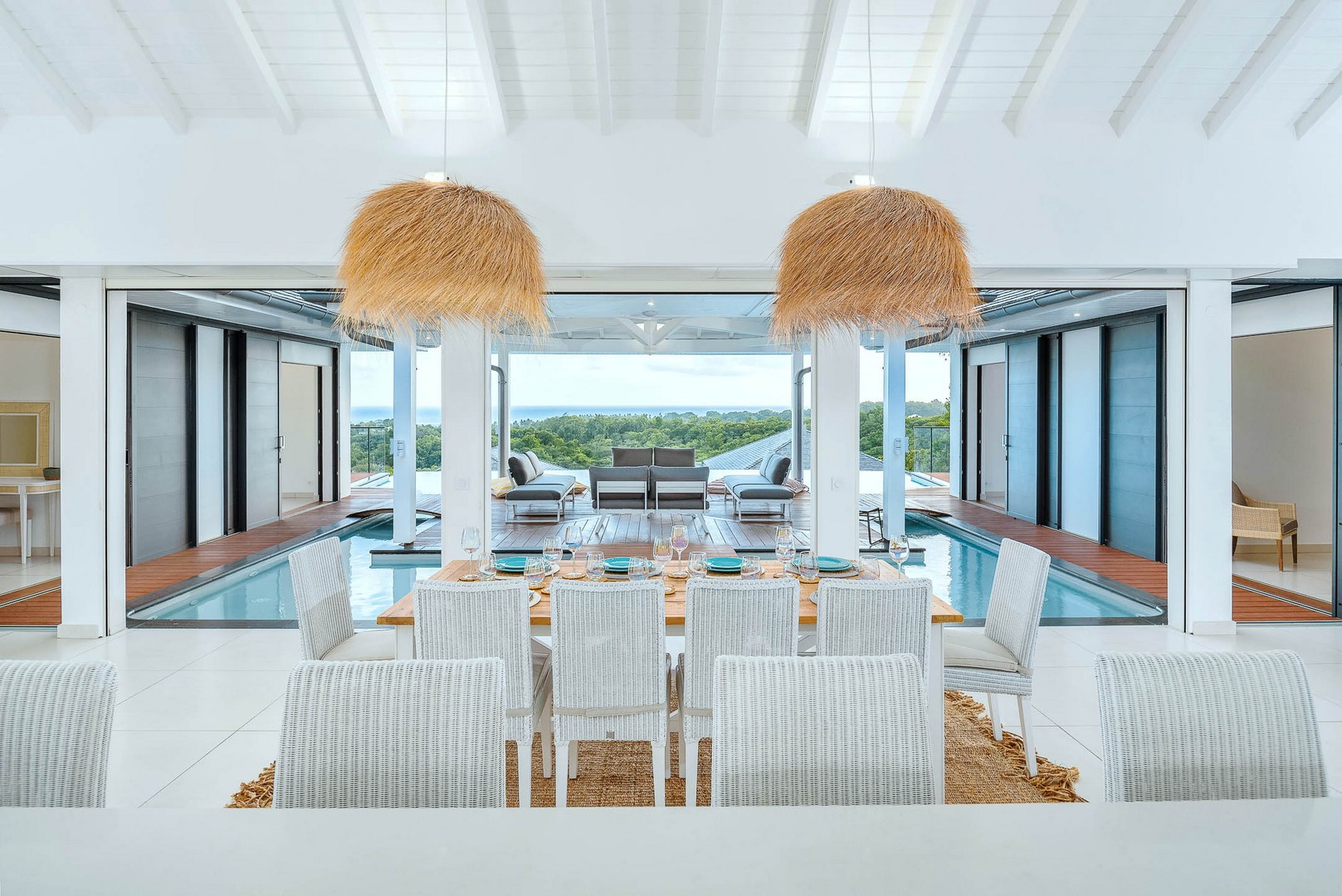 villa vista del mar louer maison avec piscine bord de mer été location standing vacances guadeloupe
