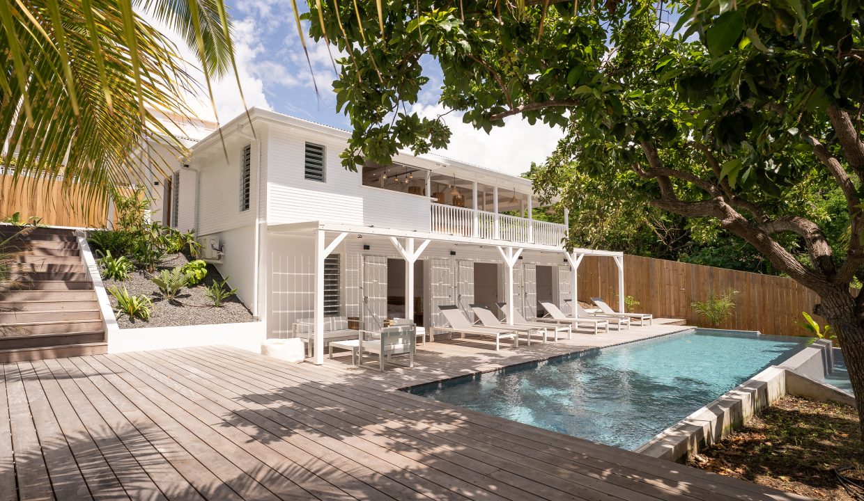 villa de location shanty vacances piscine en famille guadeloupe luxe