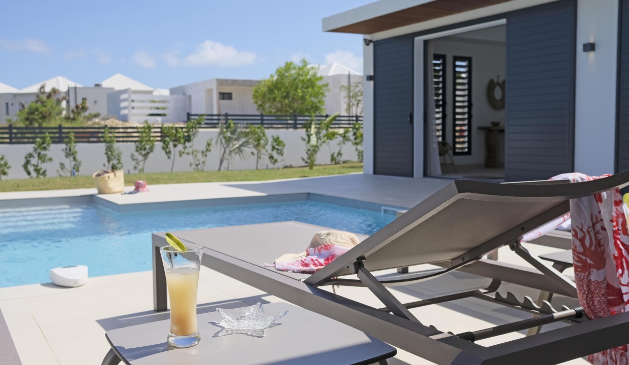 location saisonnière guadeloupe villa jubaea avec piscine vacances en famille vue mer