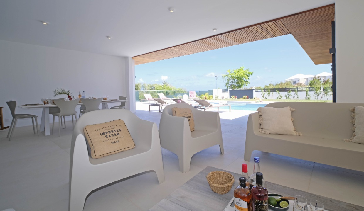location saisonnière guadeloupe villa jubaea avec piscine vacances en famille vue mer